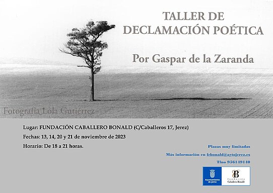 Declamación poética, por gaspar de la Zaranda